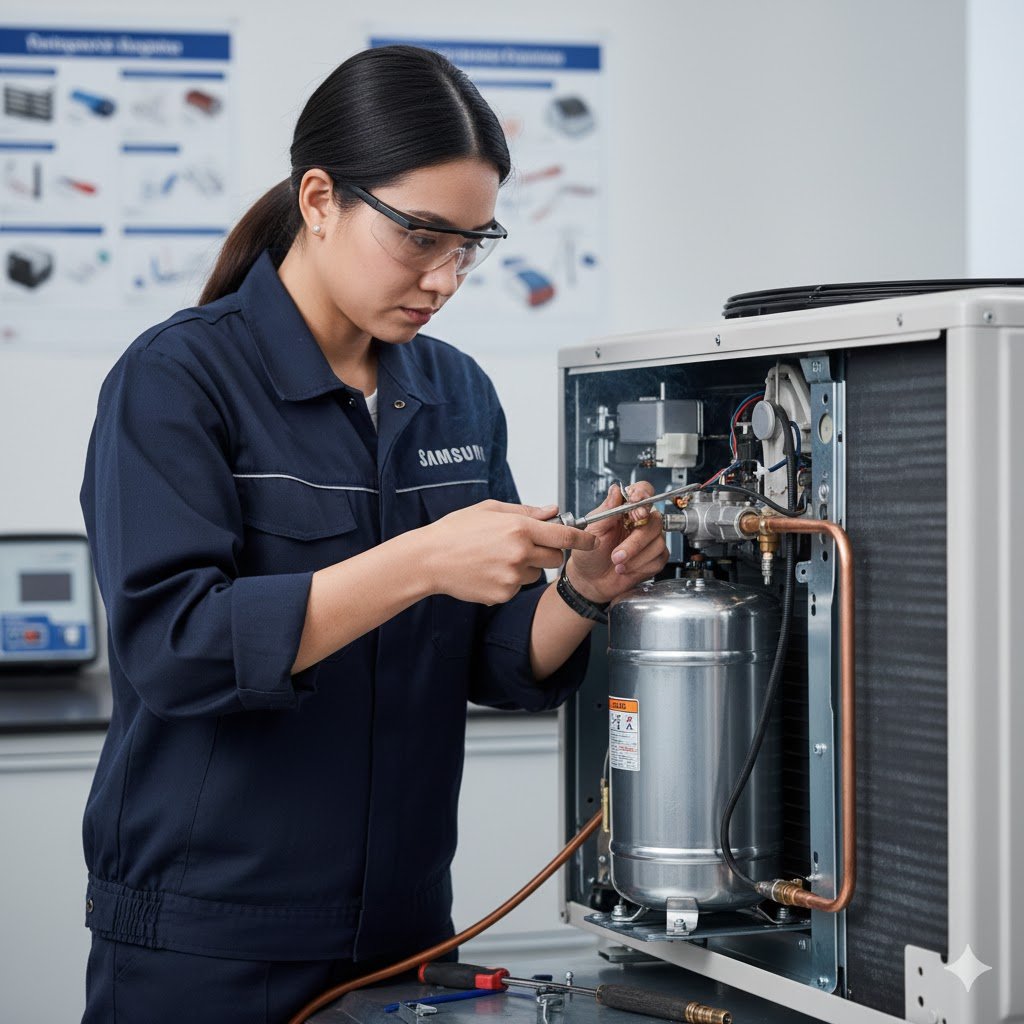 Samsung AC Outdoor Fan Motor Repair